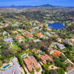 San Diego - Rancho Santa Fe - Fairbanks - Gold Coast Aerial - Spanish Style Fairbanks Estate