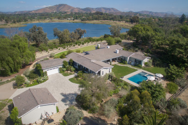 Rancho Santa Fe Home Overlooking San Dieguito Reservoir