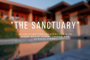 The Sanctuary | An Architectural Masterpiece with White-Water Ocean, Lagoon and Sunsets Views