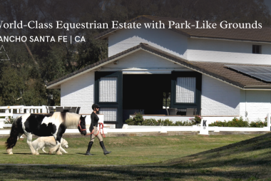 World-Class Equestrian Estate: 10 Acres of Park Like Grounds & Just Ten Minutes from the Beach