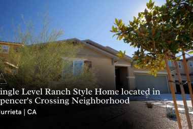 Single Level Ranch Style Home Located in Spencer's Crossing Neighborhood